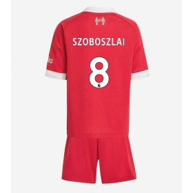 Dětské fotbalový komplet Liverpool Dominik Szoboszlai #8 Domácí košile 2025-26 Krátkým Rukávem